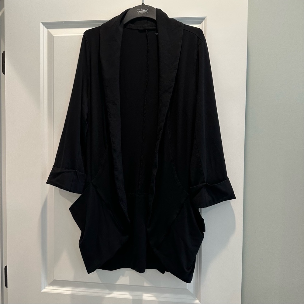 Eileen Fisher Classic Black Cardigan